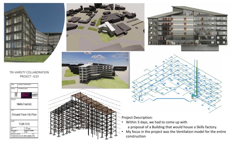 Skills Factory concept models and ventilation design